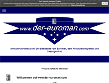 Tablet Screenshot of der-euroman.com